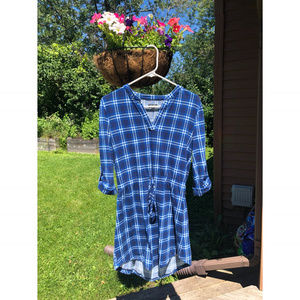 Checkered T-Shirt Dress